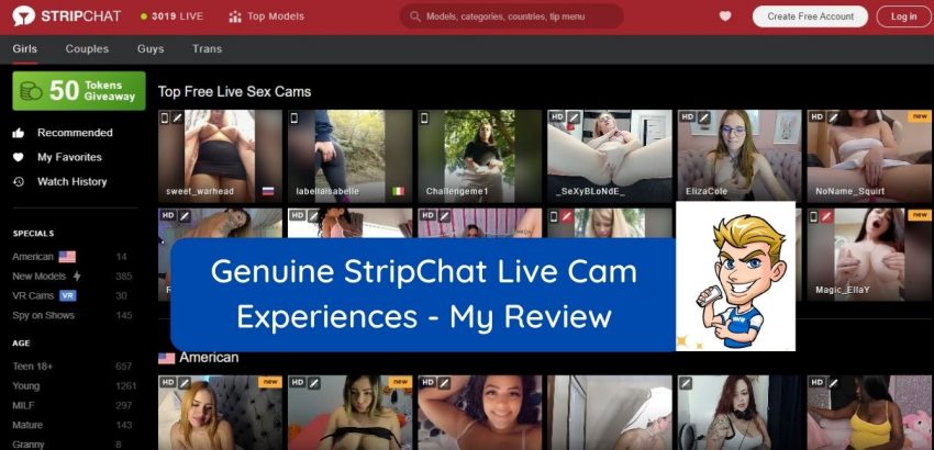 Stripchat homepage