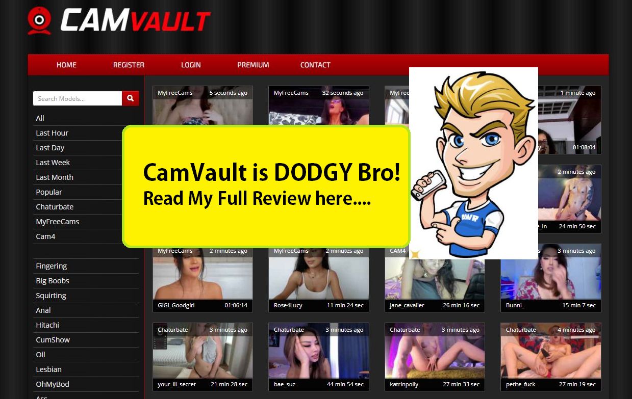 CamVault Review & 5 Cam Sites Like It But Better! | Adult Webcam Reviews